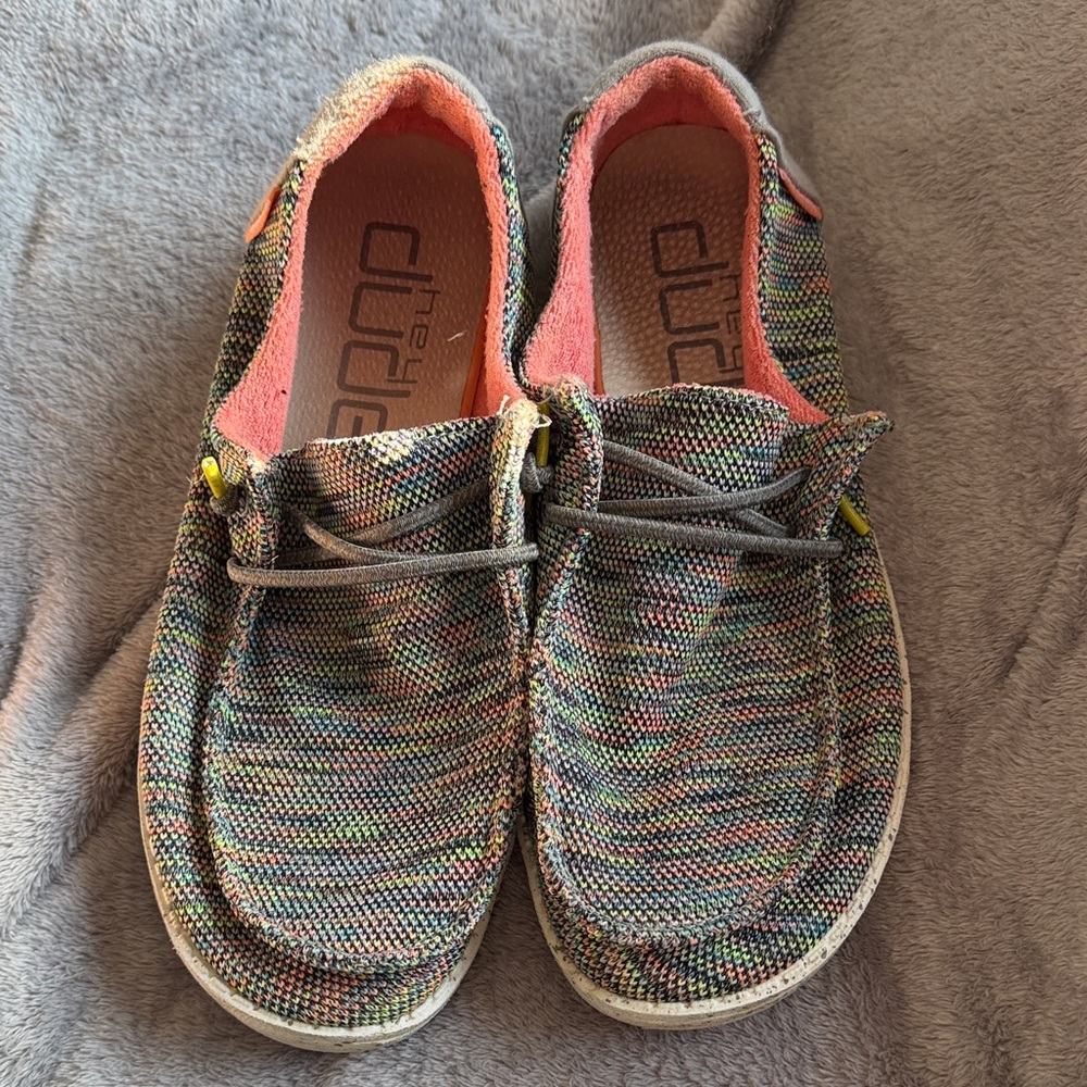 Hey Dude Colorful Woven Slip-On Shoes